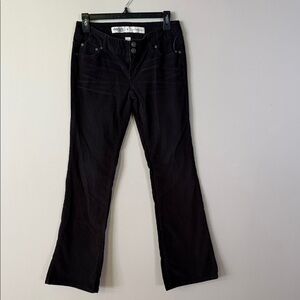 Charlotte Russe Black Low Rise Flare Pants